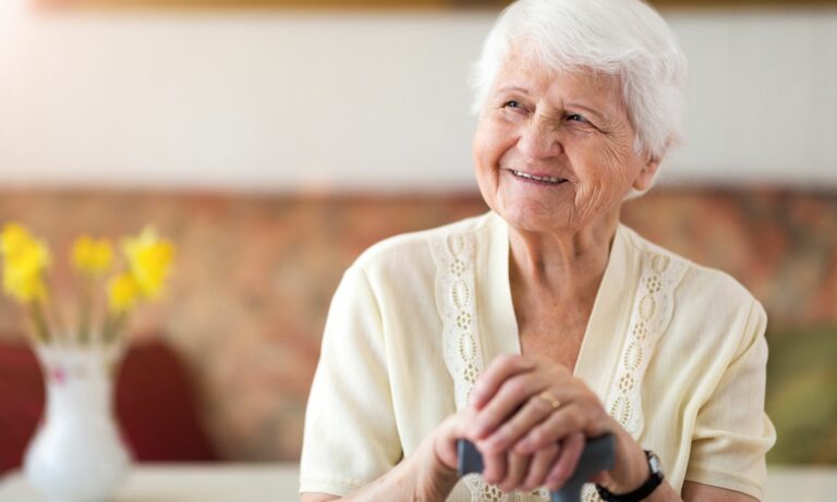 portrait of an elderly woman min